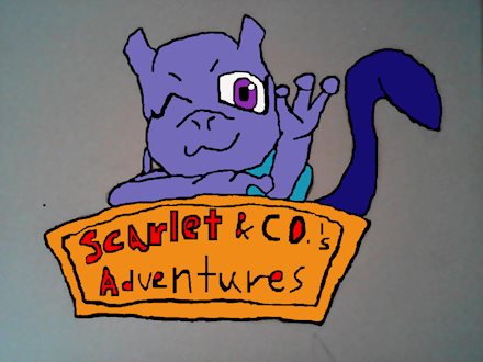 Scarlet and Co's Adventure comic cover